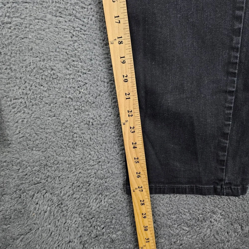 Levi's 505 Regular Fit Jeans Mens‎ W38 L30 Black Denim Pants Waterless